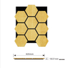 Hexagon Acoustic Slat Panels