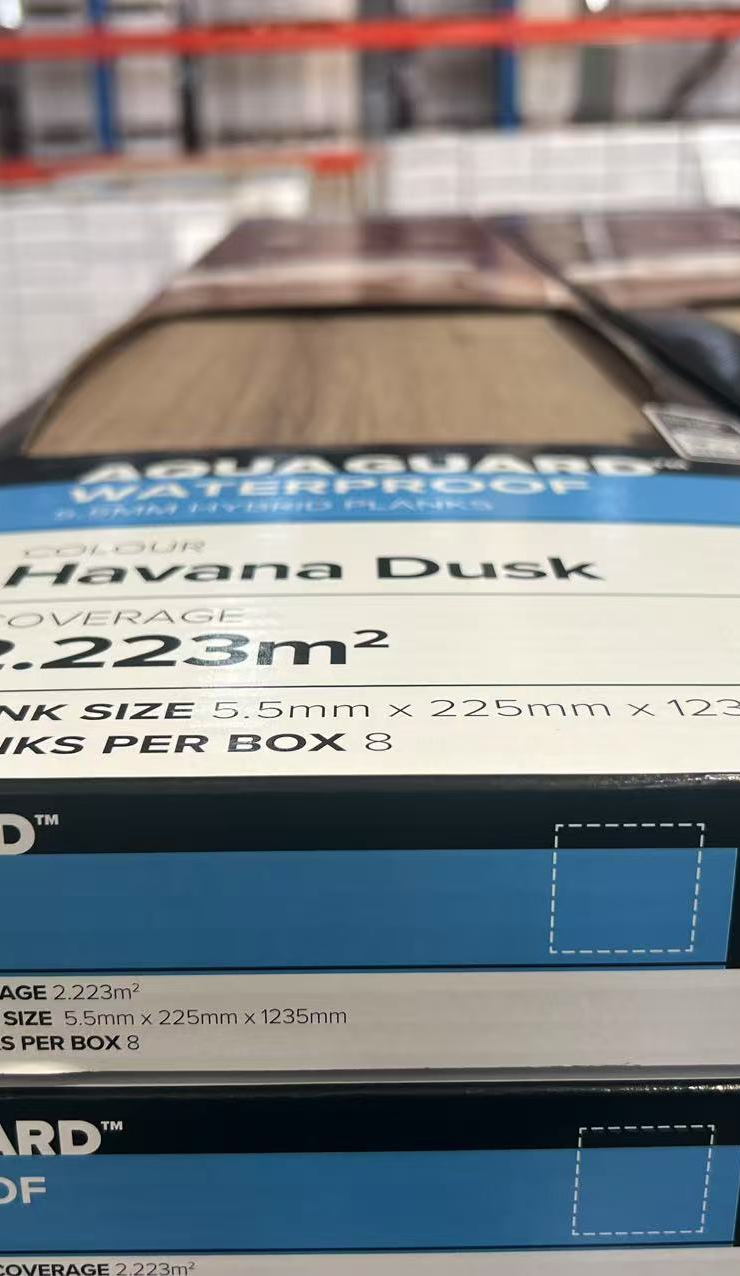 Initial packaging of cardboard boxes