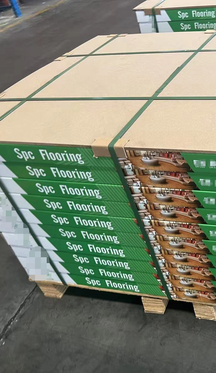 SPC LVT flooring packaging system
