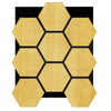 Hexagon Acoustic Slat Panels