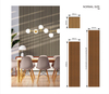 Single Wood Veneer Acoustic Slat Panels