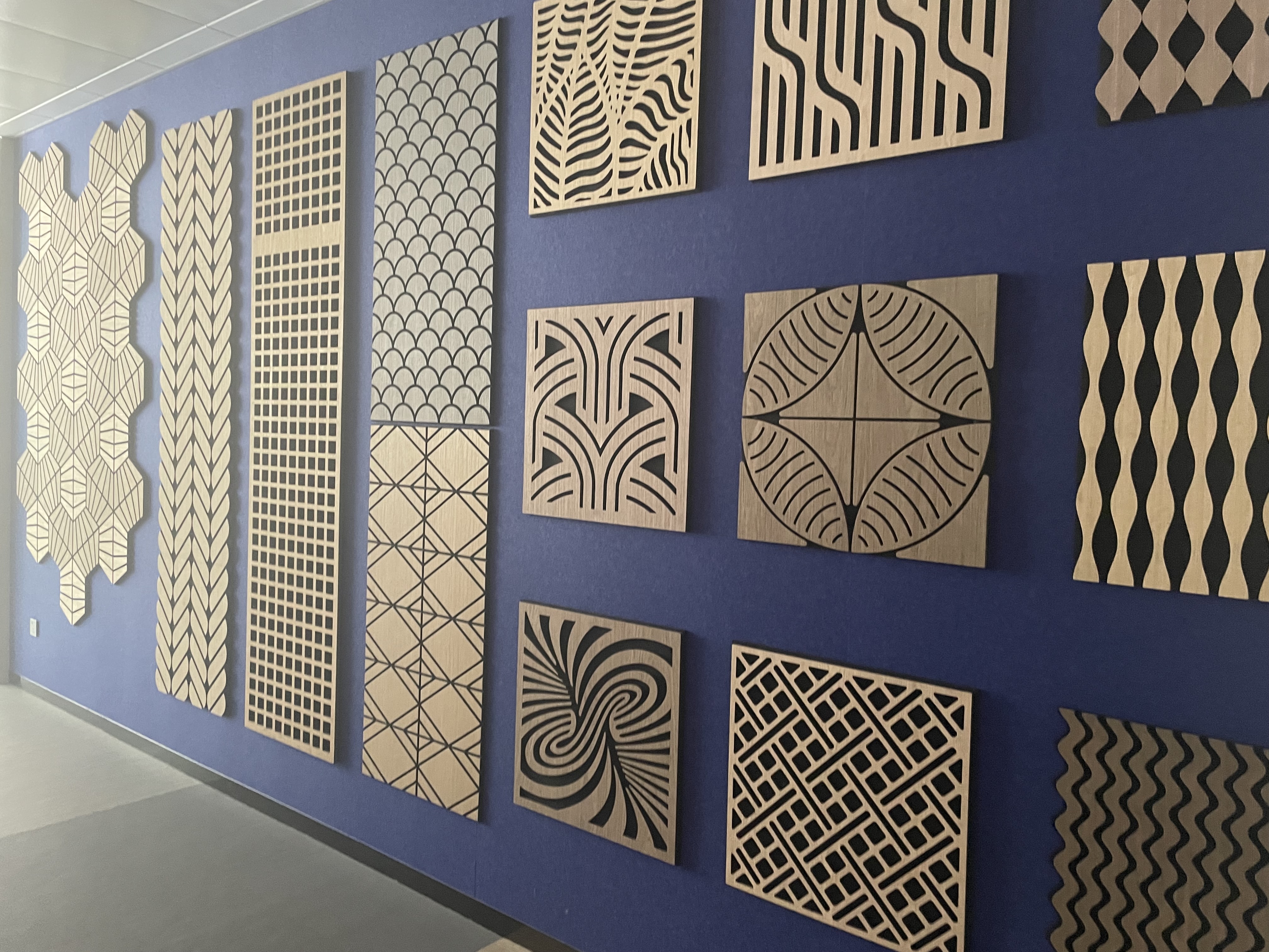 Acoustic slat panels Factory products