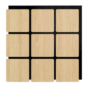 Square Acoustic Slat Panels