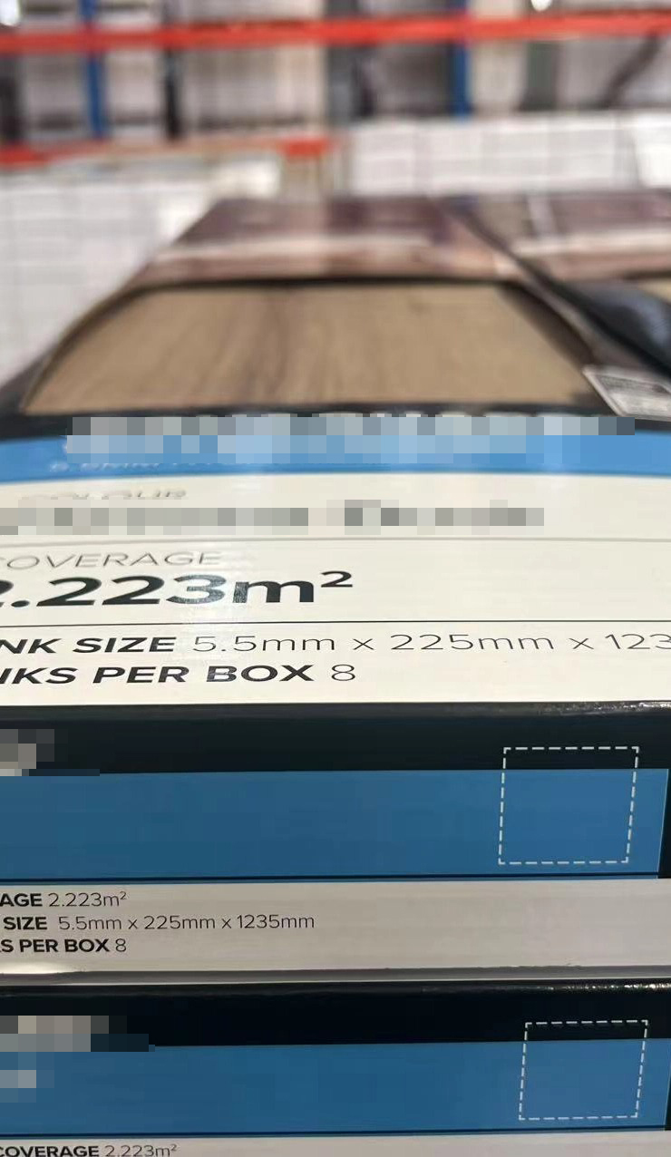 Initial packaging of cardboard boxes