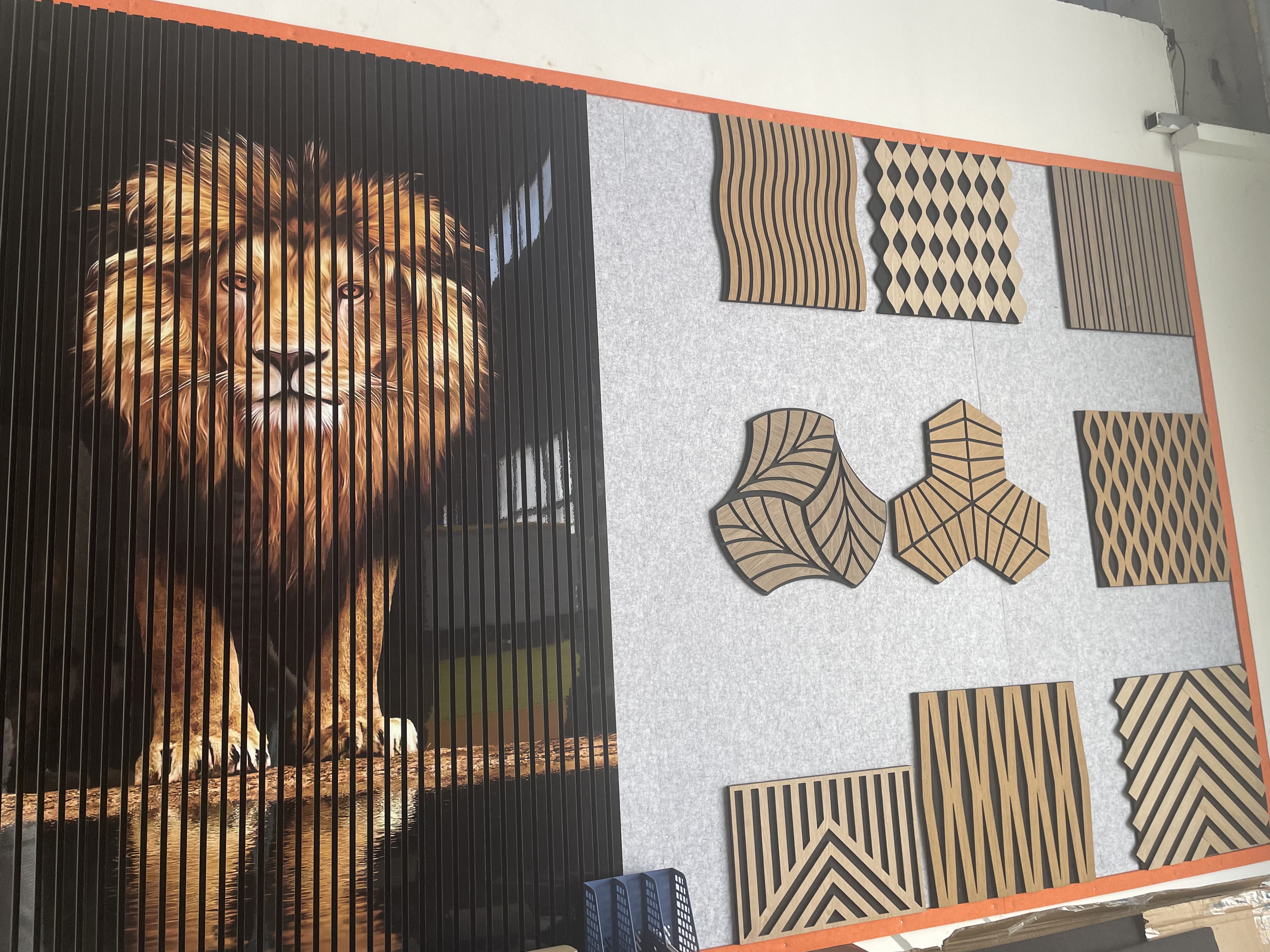 Acoustic slat panels Factory products01