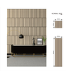 Large and Small Wooden Veneer Slat Width Acoustic Slat Panels