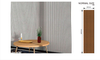 Circular Wooden Veneer Acoustic Slat Panels