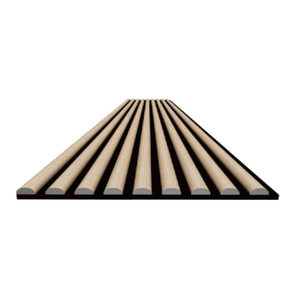 Circular Wooden Veneer Acoustic Slat Panels