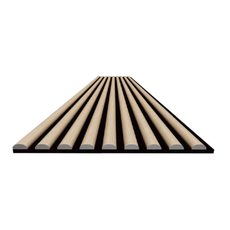 Circular Wooden Veneer Acoustic Slat Panels