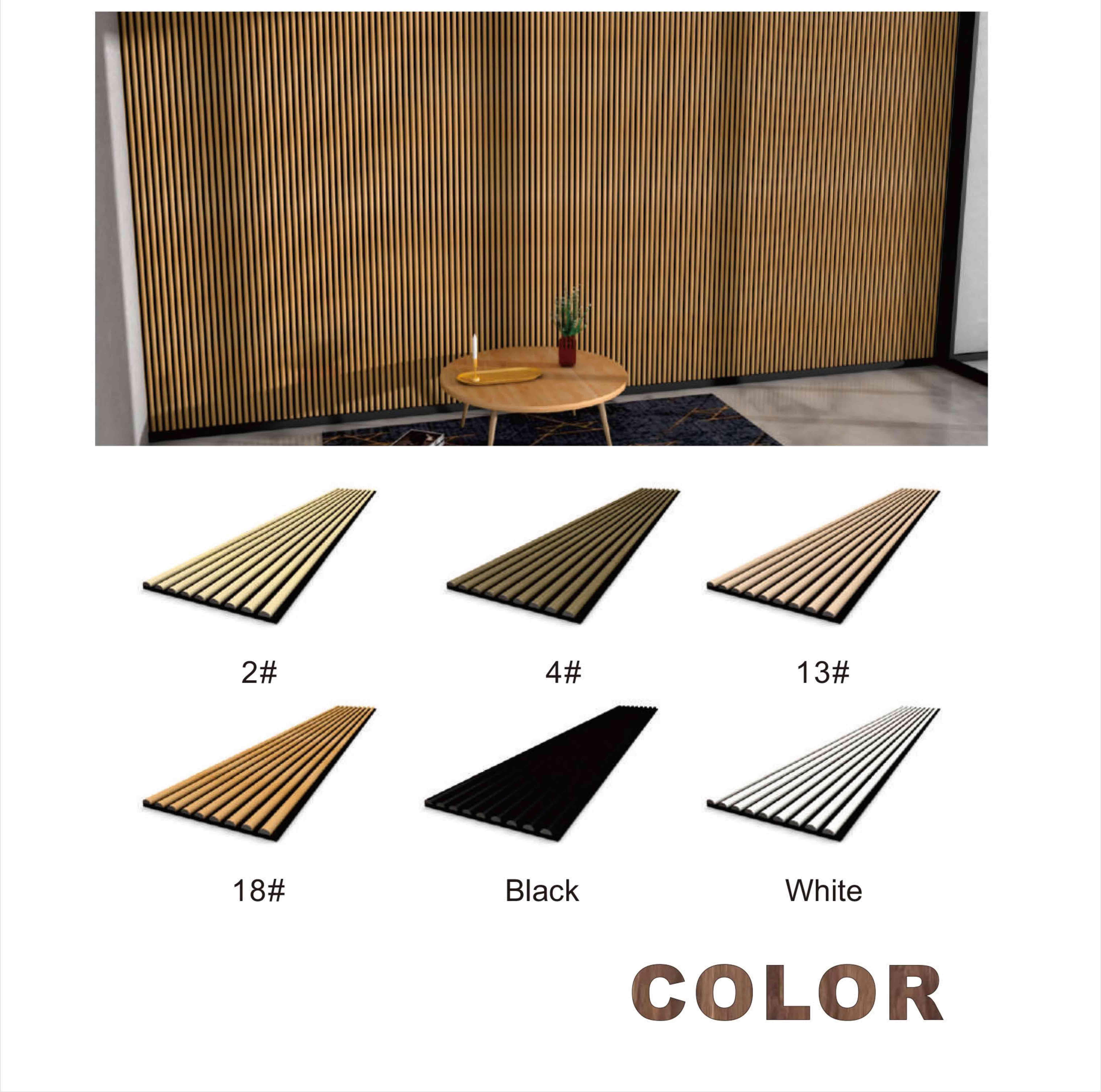 Circular Wooden Veneer Acoustic Slat Panels